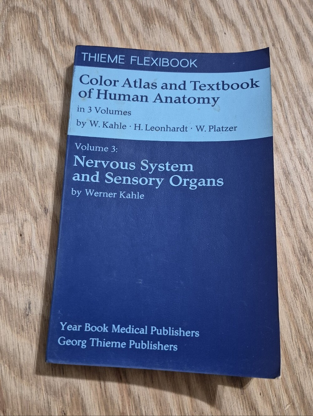 MED Flexibook Anatomy Textbook - Light Blue & Navy Cover